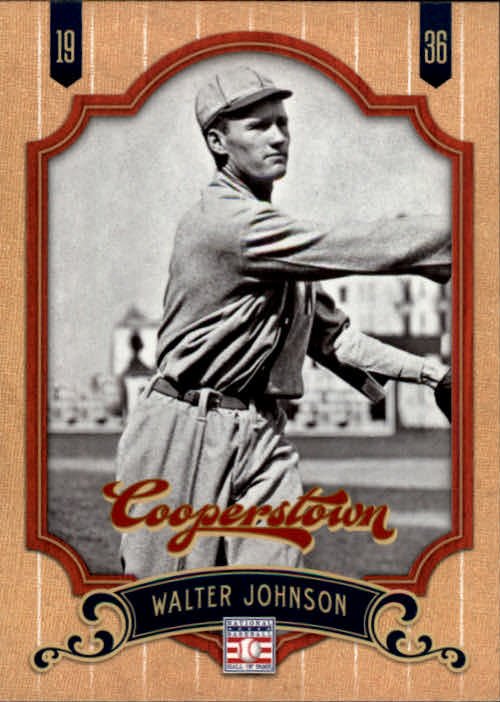 2012 Panini Cooperstown 2 Walter Johnson