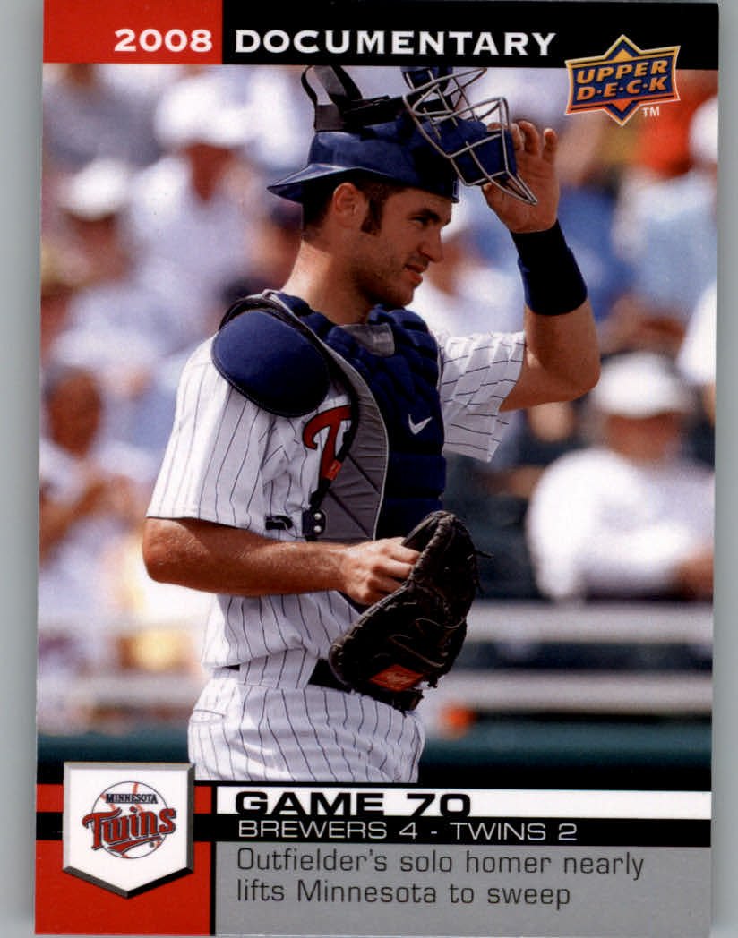 2008 Upper Deck Documentary #1970 Joe Mauer