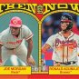 2024 Topps Heritage Then and Now #TAN13 Ronald Acuna Jr./Joe Morgan