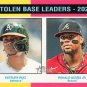 2024 Topps Heritage #309 Esteury Ruiz/Ronald Acuna Jr LL