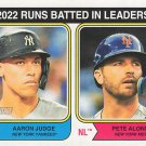 2023 Topps Heritage 203 Pete Alonso/Aaron Judge LL