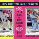 2024 Topps Heritage 212 Aaron Judge/Paul Goldschmidt MVP