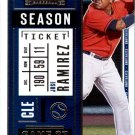 2020 Panini Contenders 96 Jose Ramirez