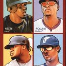 2009 Upper Deck Goudey 4-In-1 #38 Jose Reyes/Jimmy Rollins/Hanley Ramirez/Cristian Guzman 2009 Upper Deck Goudey 4-In-1 #38 Jose Reyes/Jimmy Rollins/Hanley Ramirez/Cristian Guzman