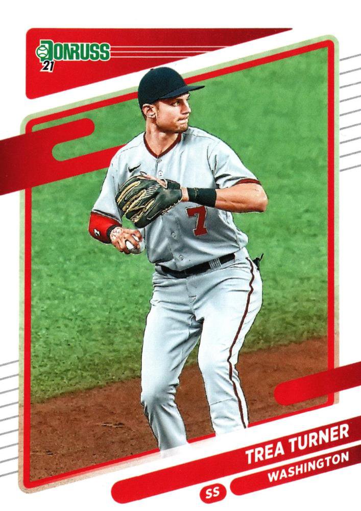 2021 Donruss 93 Trea Turner