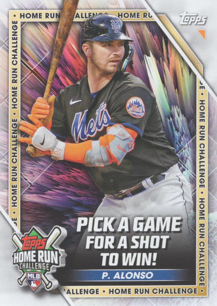 2023 Topps Home Run Challenge Code Card HRC27 Pete Alonso