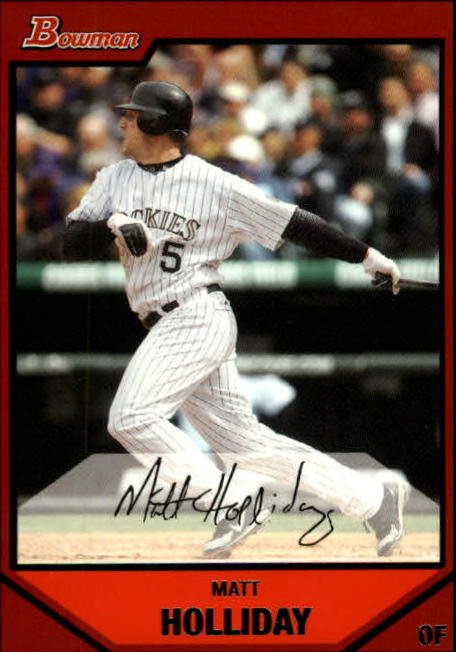 2007 Bowman #189 Matt Holliday