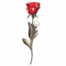 Romantic Red Rose Wall Sconce - Single