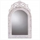 Framed Wall Mirror Distressed White FREE SHIPPING