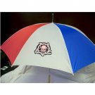 Custom Printed Red/White/Blue 48" Auto-Open Umbrella FREE SHIPPING