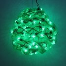 10'' Green Spun Tube Light Ball 1 Lights FREE SHIPPING