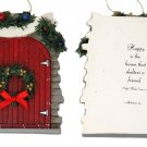 Roman Barn Door Ornament to Personalize FREE SHIPPING