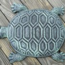 Cast Iron Turtle Stepping Stone Antique Bronze Set 2 FREE SHIPPING