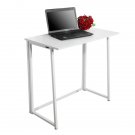 Simple Collapsible Computer Desk White FREE SHIPPING