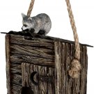 Outhouse/Raccoon Birdhouse FREE SHIPPING