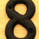 Solid Cast Iron Number 8 FREE SHIPPING