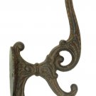 Solid Cast Iron Victorian Coat Hook Set of 2 FREE SHIPPING
