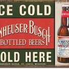 Anheuser-Busch - ICE COLD Sign FREE Shipping