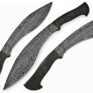1095HC Damascus Stee Blank Blade Kukri Knife Make-Your-Own Handle