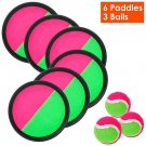 3 Sets Toss and Catch Ball Throw Catch Ball Paddle Outdoor Ball Game FREE SHIPPING