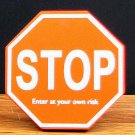 "STOP" Wood Cubical Sign FREE SHIPPING
