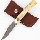 Veil Aflame Lever Lock Damascus Clip Point Switchblade FREE SHIPPING