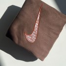 Brown Nike Dior Swoosh Embroidered Sweatshirt