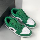 Nike Air Jordan 1 Low Pine Green | Green Mix White Color Shoes