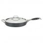 Sabatier Signature Anodized 12 Inch Sautepan with Lid and Helper Hand