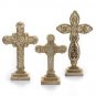 Elements Set/ 3 Antique Silver Crosses