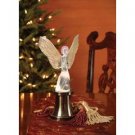Angel Christmas Table Topper-Lighting LED White Pulsing Reflections