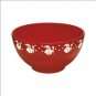 Waechtersbach Holiday Gracie Medium Serving Bowl, Cherry with White Snowman