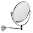 :USE Bollard Shaving Mirror-Satin Nickel :USE Bollard Shaving Mirror-Satin Nickel