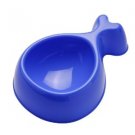 Petego United Pets Chicky Babe Drumstick-Shaped Pet Bowl, Bright Blue-Set of 2