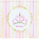 The Kids Room Princess with Pink and Yellow Stripes Square Wall Plaque The Kids Room Princess with Pink and Yellow Stripes Square Wall Plaque