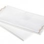 Peacock Alley Calypso Pillowcases 400 Thread Count Percale 2 King Pillow Cases, Linen