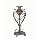 Lite Source C41033 Narcisco Traditional Large Candle Holder, Mosaic