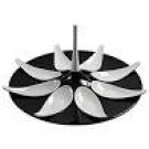 Mebel Finger Food Set with a Round Base and Handle Including 8 White Spoons Mebel Finger Food Set with a Round Base and Handle Including 8 White Spoons