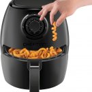 CHEFMAN - TurboFry 3.7qt/3.5L Analog Air Fryer, Dual Dial Control, Dishwasher-Safe Basket - Black CHEFMAN - TurboFry 3.7qt/3.5L Analog Air Fryer, Dual Dial Control, Dishwasher-Safe Basket - Black