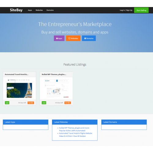 Website Marketplace Script Customize, Autopilot, Home Business