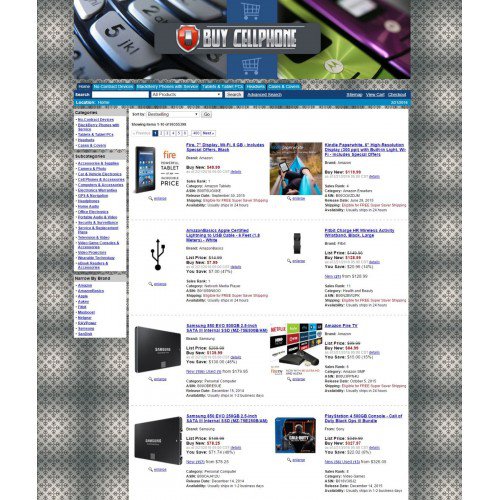 Amazon Cell Phone Affiliate Store