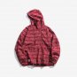 HAWAII CATTE FUSEHO CASUAL HOODED JACKET IN RED