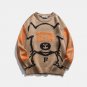 FOZXI RONNO BEAR KNIT CREW NECK UNISEX SWEATER
