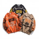 FOZXI RONNO BEAR KNIT CREW NECK UNISEX SWEATER