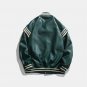 DAVIL RAY YEOOTI FALL FASHION BASEBALL STYLE FAUX LEATHER JACKETS