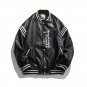 DAVIL RAY YEOOTI FALL FASHION BASEBALL STYLE FAUX LEATHER JACKETS