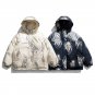 EFFERUE STUDIO ASTRONAUT PRINT UNISEX CASUAL HOODED JACKET