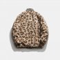 STIWAUP AYWTER WOOLEN HIGH NECK UNISEX JACKET IN LEOPARD