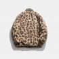 STIWAUP AYWTER WOOLEN HIGH NECK UNISEX JACKET IN LEOPARD