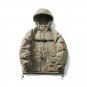 DAVILRAY SUITTO THICK PADDED UNISEX JACKET IN ARMY GREEN